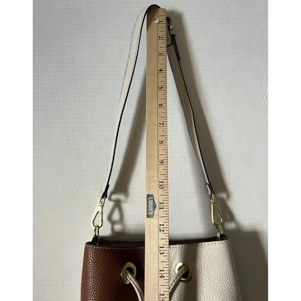 STEVE MADDEN Bucket Cognac Reptile Snake‎ Pattern Purse Handbag